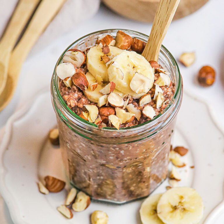 Chocolade overnight oats