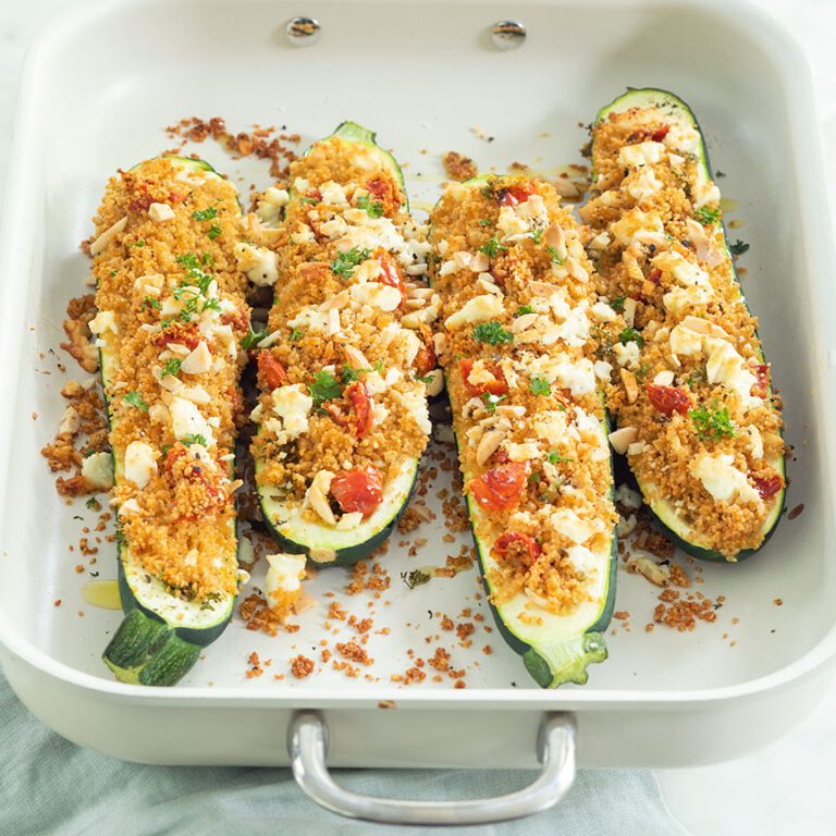 Gevulde courgette met feta