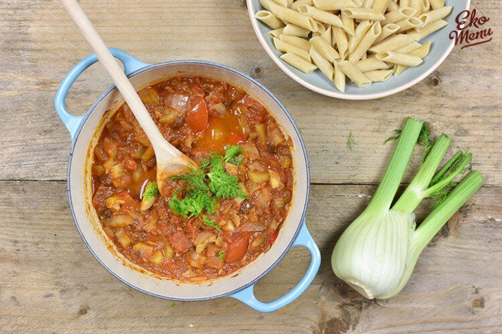 Glutenvrije penne met venkel en tonijn