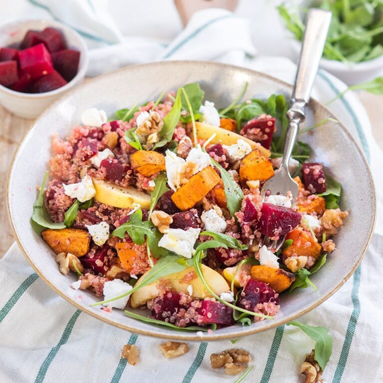 Quinoa met rode biet