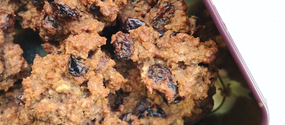 Vegan overnight oats cookies1